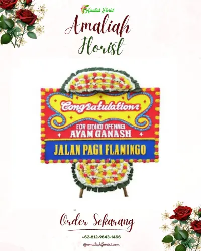 Bunga Papan Congratulation di Batang Bahal